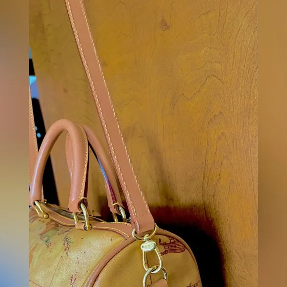 ALVIERI MARTINI NWOT AUTHENTIC GEO CLASSIC BOSTON BAG - Picture 12 of 14